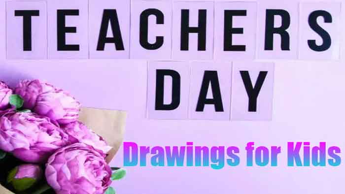 best teachers day drawing for kids
