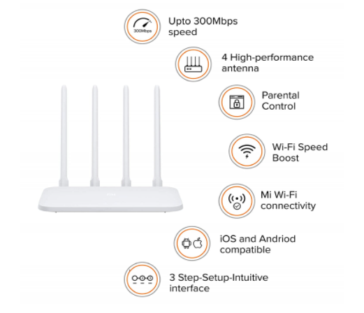 1. Mi Smart Router 4C Best WiFi Routers For Home and Offices