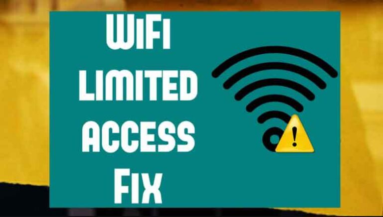 6 Easy Tricks to Fix Limited Access Wifi in Windows 7, 8 or 10
