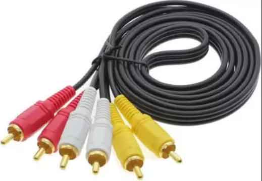 Connect soundbar AV Cable
