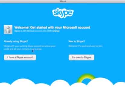choose your skype to begin with
