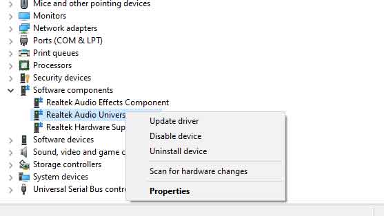 go to device manager to update drivers manually
