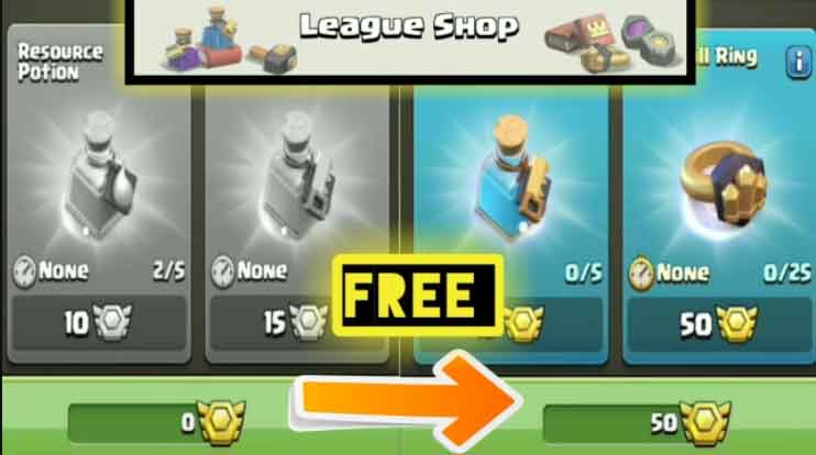 earn 50 league medals for free