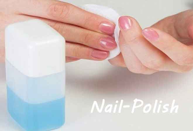 how to remove feviquick from hand with nail polish