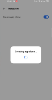 Use Clone App to fix Instagram Black screen