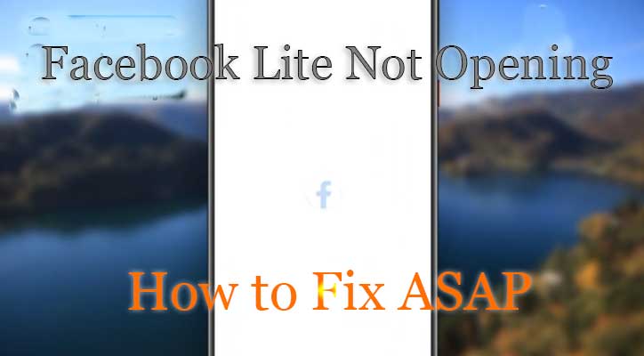 how to Facebook lite fixed