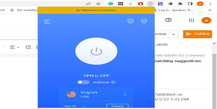 connect to any vpn to secure the servers