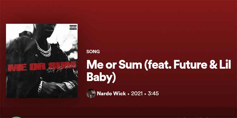 Me or Sum Lyrics by Nardo Wick feat. Future & Lil Baby 