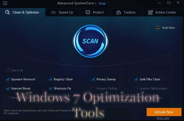 Use an Optimization tool in Windows 7 
