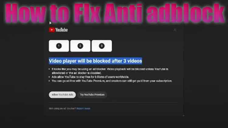 fix youtube anti adblock detection problem