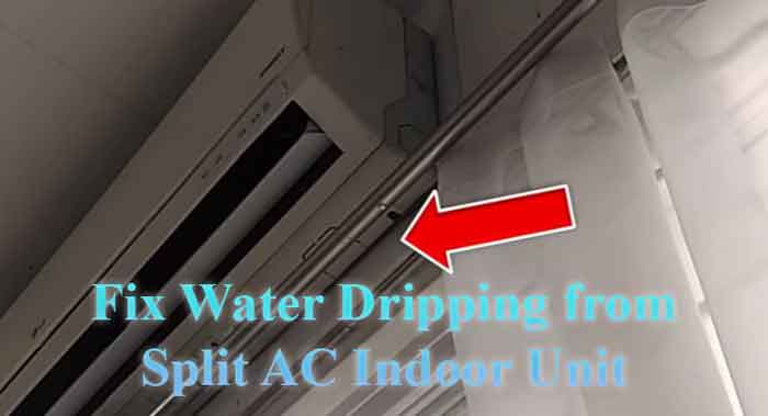 split ac water leaking problem fix