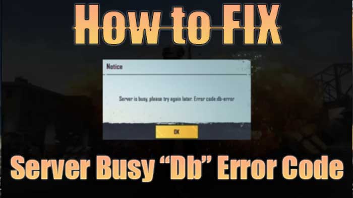 server busy db error code solved