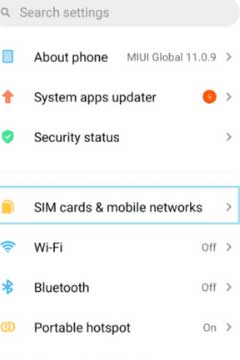 enable WiFi calling in Redmi note